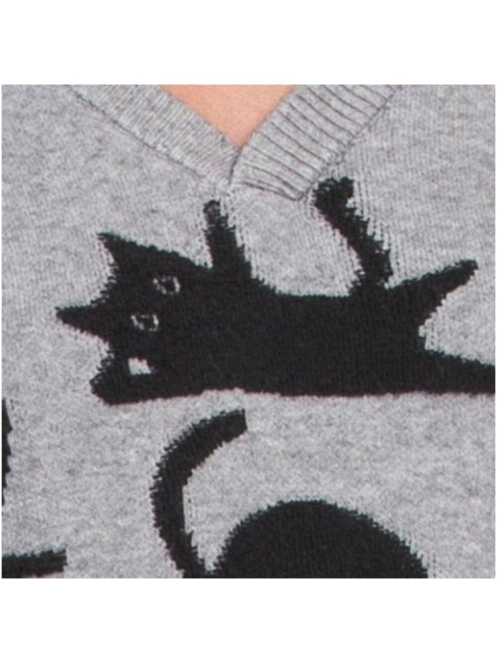 SINCERELY JULES Yoga Cat Pull Over Sweater - Picture 3 of 3
